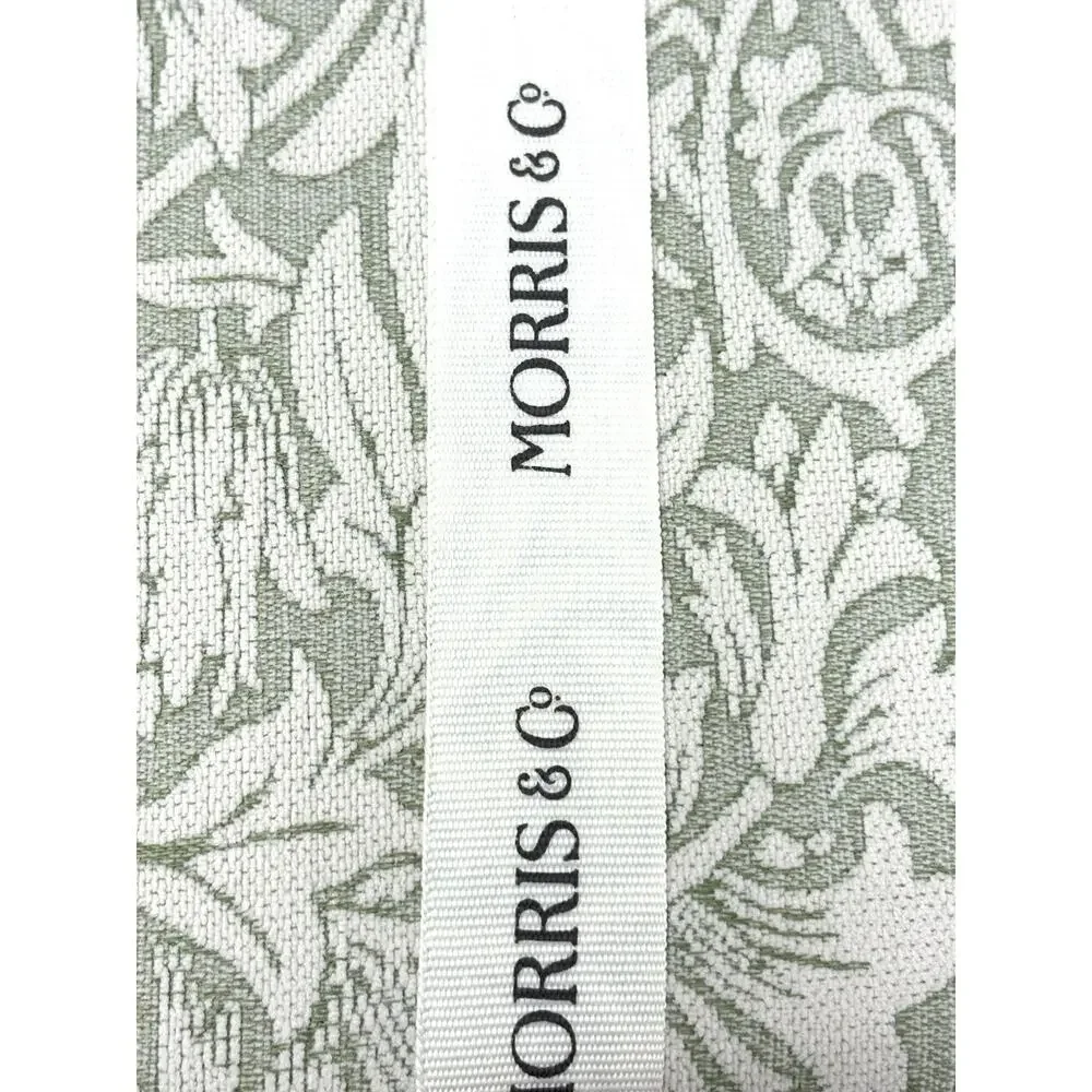 William Morris & Co Snakeshead OBLONG Tablecloth 60X84” In. Seats 6-8 Green Crm